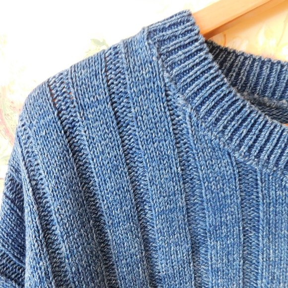 🪺 Blue Ribbed Sweater - Picture 5 of 12